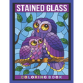 Stained Glass Coloring Book: An Adult Coloring Book Featuring Beautiful Stained Glass Flowers, Animals and Garden Designs for Stress Relief and Rel
