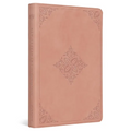 ESV New Testament with Psalms and Proverbs (Trutone, Blush Rose, Fleur-De-Lis Design)