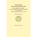 One God as one God and One Lord. The Lordship of Christ as a Hermeneutical Key to Paul's Christology in 1 Corinthians (with a special focus on 1 Cor.