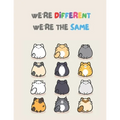 We're Different We're The Same: Anti-Racism Children's Book With Powerful Quotes About Kindness, Diversity and Overcome Racism.