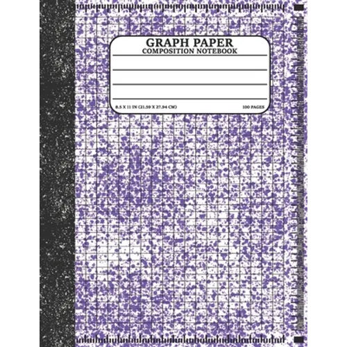 Graph Paper Composition Notebook: Math and Science Lover Graph Paper Cover Watercolor (Quad Ruled 4 squares per inch, 100 pages) Birthday Gifts For Ma