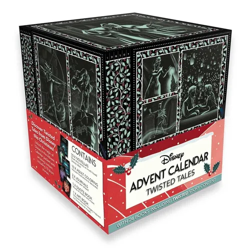 Disney: Twisted Tales Advent Calendar: With 10 New Short Stories, Coloring Books, Exclusive Content, and More