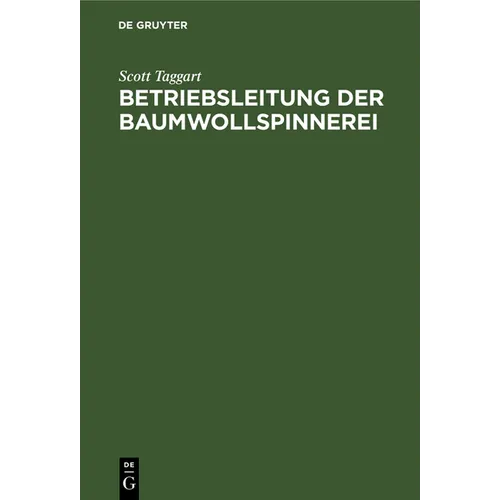 Betriebsleitung Der Baumwollspinnerei
