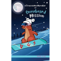 Ein französisches Murmeltier auf Snowboard-Mission: 8-12 Jahre
