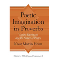 Poetic Imagination in Proverbs: Variant Repetitions and the Nature of Poetry