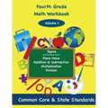 Fourth Grade Math Volume 1: Place Value, Addition and Subtractions, Multiplication, Division
