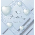 70th Birthday Guest Book: Keepsake Gift for Men and Women Turning 70 - Hardback with Funny Ice Sheet-Frozen Cover Themed Decorations & Supplies, Perso