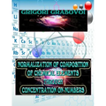 Normalization of Composition of Chemical Elements Through Concentration on Numbers