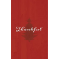 Thankful: A Red Hardcover Decorative Book for Decoration with Spine Text to Stack on Bookshelves, Decorate Coffee Tables, Christmas Decor, Holiday Dec
