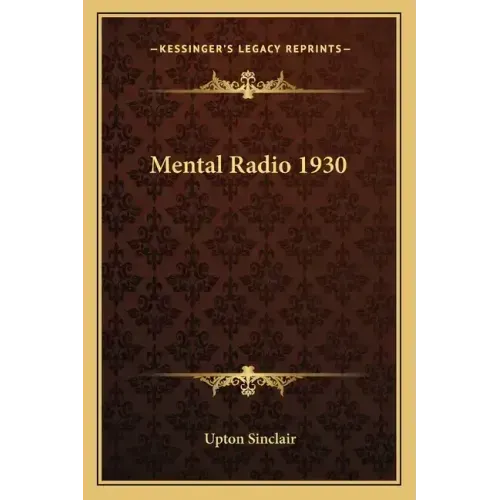 Mental Radio 1930