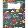 Composition Notebook: Notebook for School Office Home Student Teacher Use Wide Ruled - 100 Sheets - 200 Pages - 9 1/4 X 7 1/2 In. / 24.77 X 19.0cm