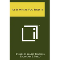 Ice Is Where You Find It