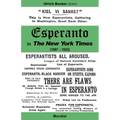 Esperanto in the New York Times (1887 - 1922)