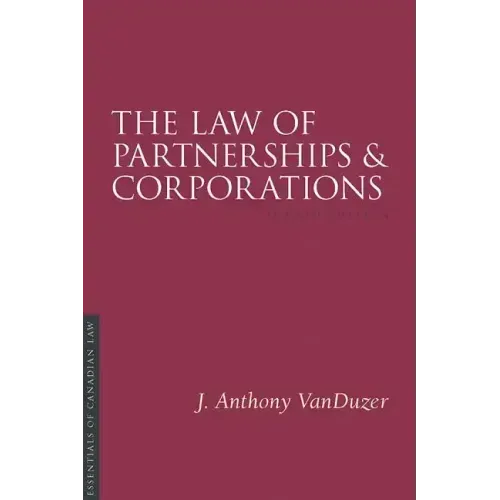 The Law of Partnerships and Corporations, 4/E