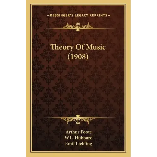 Theory of Music (1908)