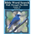 Bible Word Search Walk Through The Bible Volume 38: Joshua #4 Extra Large Print