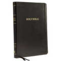 KJV, Thinline Bible, Large Print, Imitation Leather, Black, Red Letter Edition