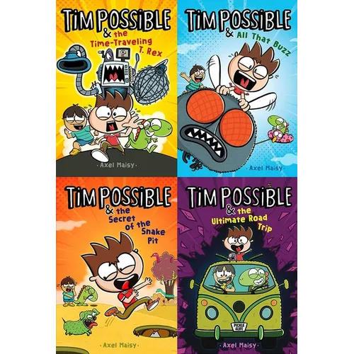 Tim Possible Out-Of-This-World Collected Set: Tim Possible & the Time-Traveling T. Rex; Tim Possible & All That Buzz; Tim Possible & the Secret of the