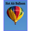 Hot Air Balloon: 8.5 x 11 Inches 52 Pages easy coloring books for kids
