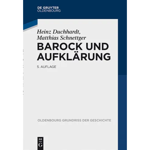 Barock Und Aufklärung