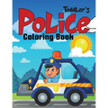 Toddler's Police Coloring Book: Coloring Book for Toddler/ Preschooler and Kids 4-8.