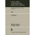 Modern Analysis of Value Theory