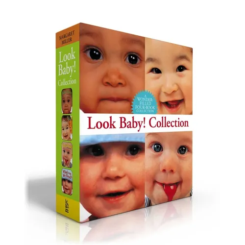 Look Baby! Collection (Boxed Set): Baby Faces; I Love Colors; Baby Food; What's on My Head?