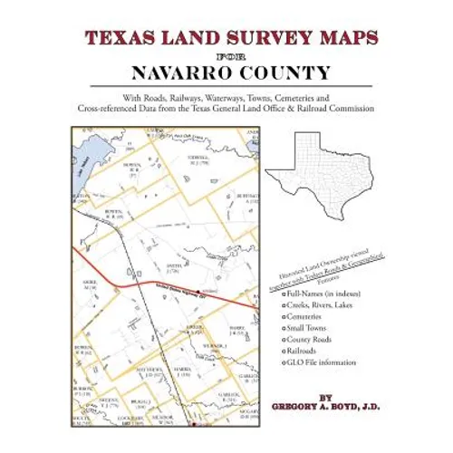 Texas Land Survey Maps for Navarro County