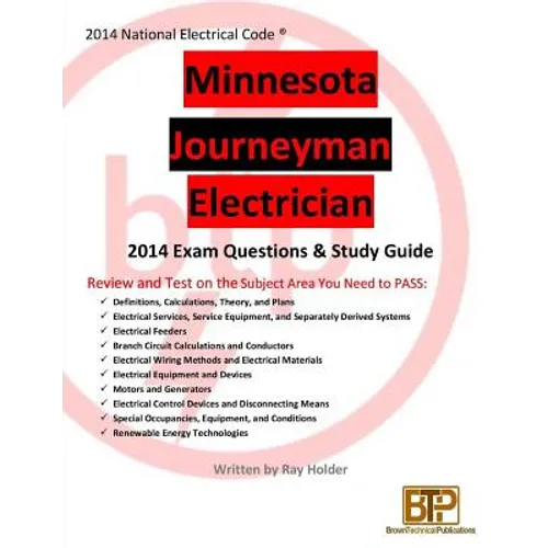 Minnesota 2014 Journeyman Electrician Study Guide