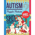 Autism Puzzle Picture: Spot the Difference, Games for Autism Kids, Hidden pictures for kids, 6 differences between two pictures with answers,