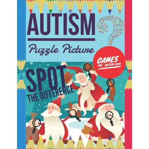 Autism Puzzle Picture: Spot the Difference, Games for Autism Kids, Hidden pictures for kids, 6 differences between two pictures with answers,