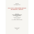 Ousia Dans La Philosophie Grecque Des Origines a Aristote