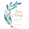Jesus Calling, Large Text Cloth Botanical, with Full Scriptures: Enjoying Peace in His Presence (a 365-Day Devotional)
