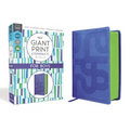 Nirv, Giant Print Compact Bible for Boys, Leathersoft, Blue, Comfort Print