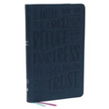 KJV Holy Bible: Thinline Youth Edition, Teal Leathersoft, Red Letter, Comfort Print: King James Version (Verse Art Cover Collection): Holy Bible, King