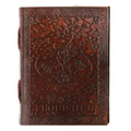 Floral Leather Journal Medium