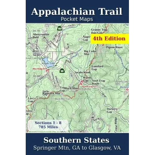 Appalachian Trail Pocket Maps - Southern States