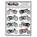 NORTON 1960-1970 LIGHTWEIGHT AND HEAVYWEIGHT "TWIN CYLINDER" WORKSHOP MANUAL 250cc TO 750cc. INCLUDING THE 1968-1970 COMMANDO