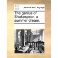 The Genius of Shakespear, a Summer Dream.