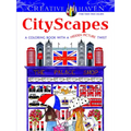 Creative Haven Cityscapes: A Coloring Book with a Hidden Picture Twist