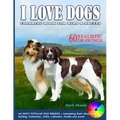 I LOVE DOGS. Coloring Book for Kids & Adults: 60 Most Popular Dog Breeds + interesting facts about dogs