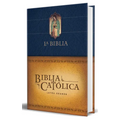 Biblia Católica Letra Grande, Tapa Dura Azul Con La Virgen de Guadalupe / The Catholic Bible: Large Print Edition. Leather-Look Hardcover, Blue Color