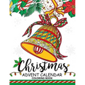 Christmas Advent Calendar Coloring Book.: Adult Coloring Book