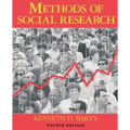 Methods of Social Research, 4th Edition