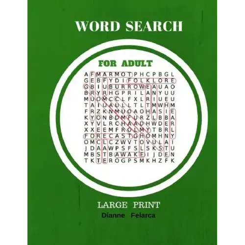 Word Search For Adult Large Print: Word Search For Adult Books 100 Puzzles