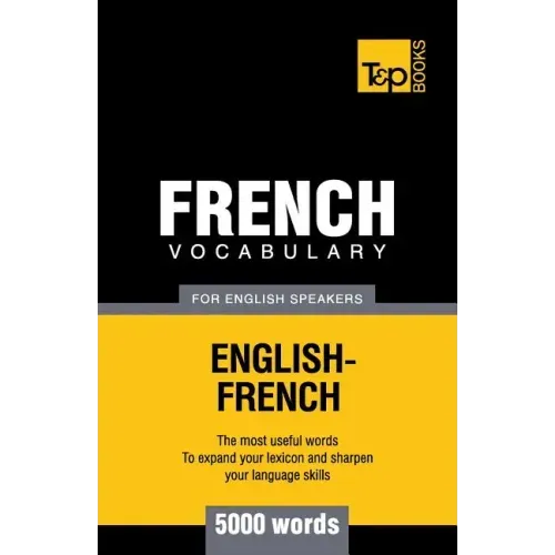 French vocabulary for English speakers - 5000 words