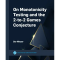 On Monotonicity Testing and the 2-to-2 Games Conjecture