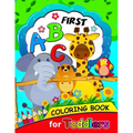 First ABC Coloring book for Toddlers: Activity book for boy, girls, kids Ages 2-4,3-5,4-8 (Coloring and Tracing Alphabet and Shape)