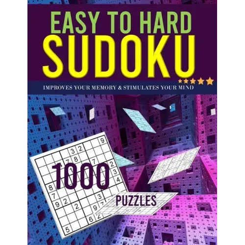 Sudoku 1000 puzzles: sudoku board game for adults