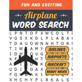 Airplane Word Search: Airline Pilot Gifts Aviation Themed Puzzles for Adults
